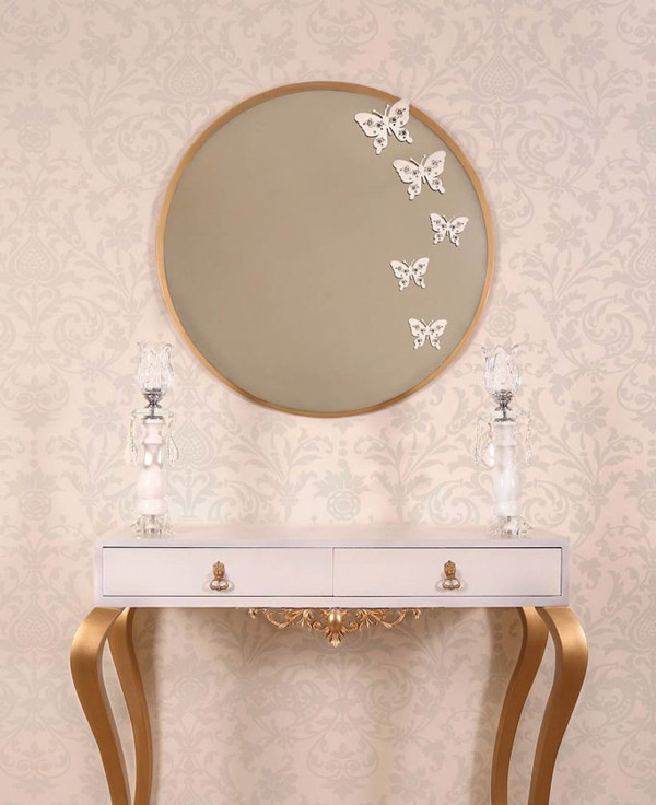  آینه و شمعدان عروس چوبی و اسپرت