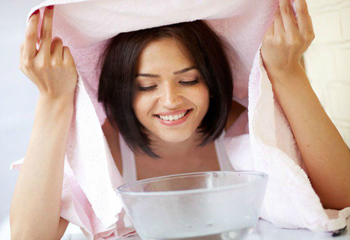 پاکسازی صورت با بخور پاکسازی صورت با بخور
