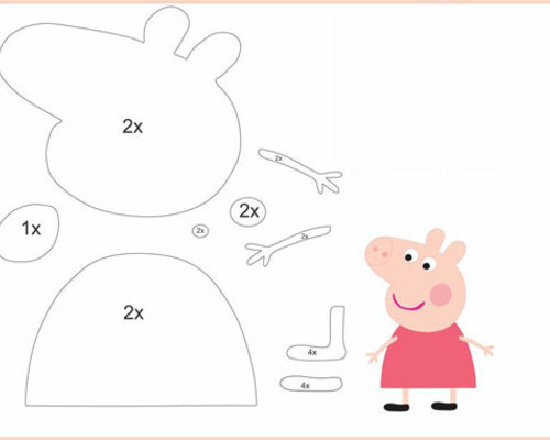 مراحل ساخت عروسک خوک نمدی برای هفت سین 98