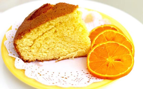 کیک پرتقالی خوشمزه بدون تخم مرغ