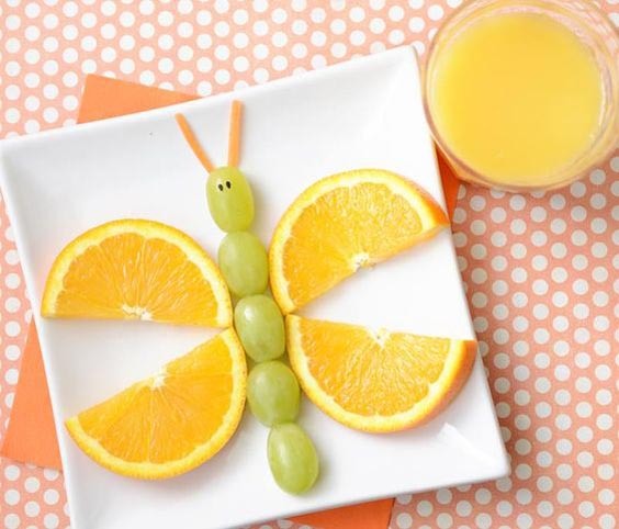 عکس تزیین پرتقال برای کودکان