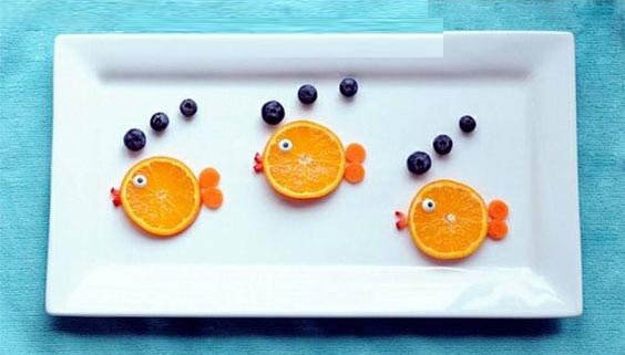 عکس تزیین پرتقال برای کودکان