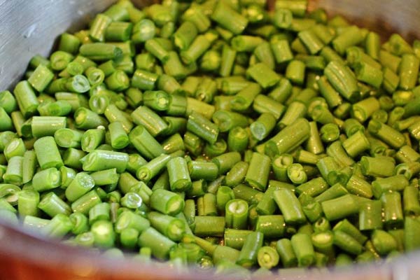 پختن لوبیا سبز