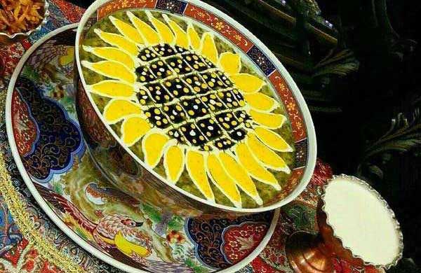 عکس تزیین غذا در سفره های ایرانی