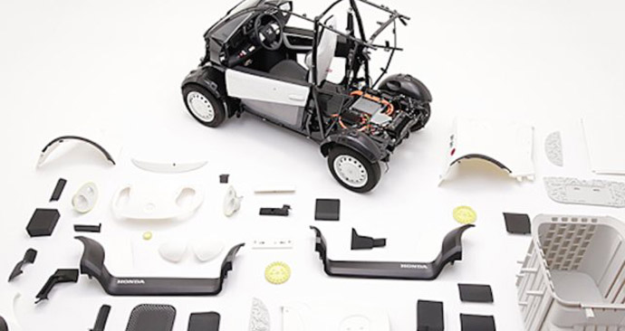 «هوندا» با فناوری چاپ سه بعدی خودرو الکتریکی ساخت