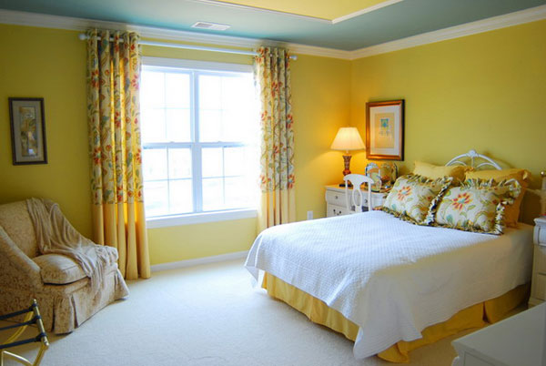 اتاق خواب مناسب - اتاق خواب زرد