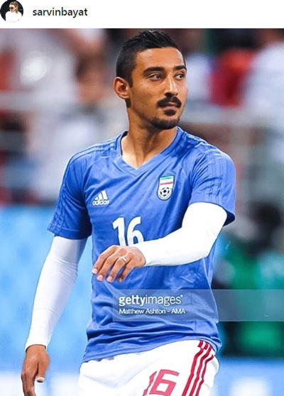 واکنش همسر رضا قوچان نژاد به بازی نکردن او در جام جهانی