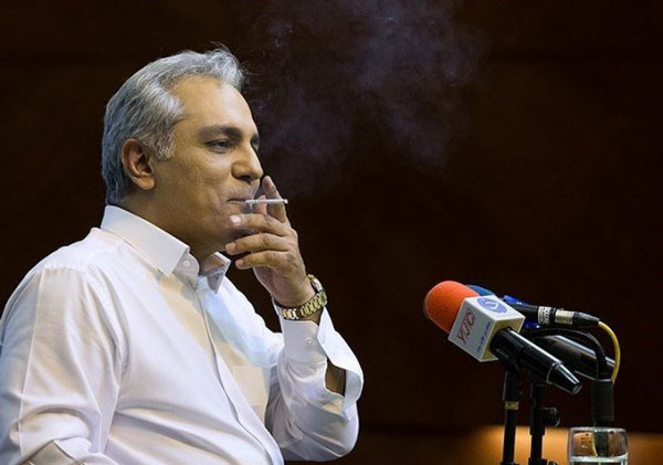 عکس مهران مدیری در حال سیگار کشیدن - بیوگرافی مهران مدیری