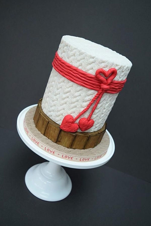 مدل کیک تولد عاشقانه
