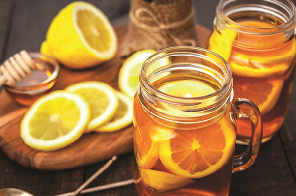 درمان خانگی سرفه با عسل و لیمو