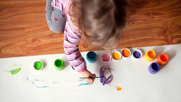 رویکرد آموزشی مناسب در آموزش نقاشی به کودکان، آموزش رسم خطوط به کودکان