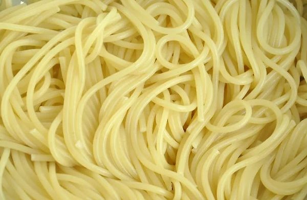 اسپاگتی آبکش شده