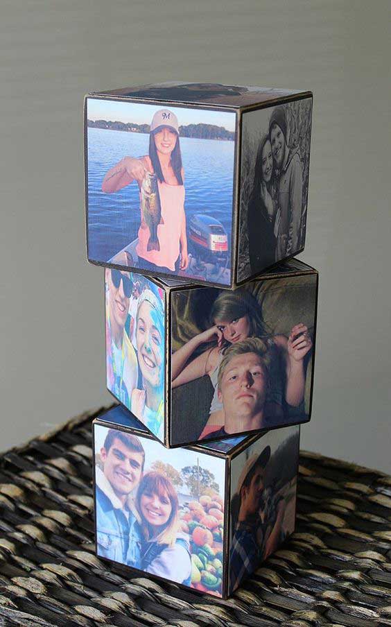 ساخت قاب عکس با مقوا به شکل باکس یا جعبه
