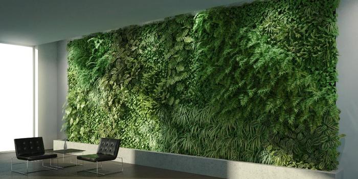 طراحی دیوار سبز