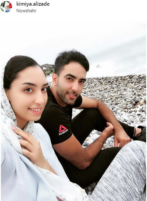 اولین پست اینستاگرام کیمیا علیزاده پس از ازدواج