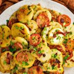 خوراک سیب زمینی و گوجه