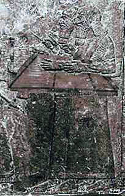 تصویر سنتور در سنگ تراشی های بابلیان