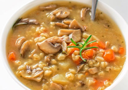 طرز تهیه سوپ شلغم و قارچ خوشمزه
