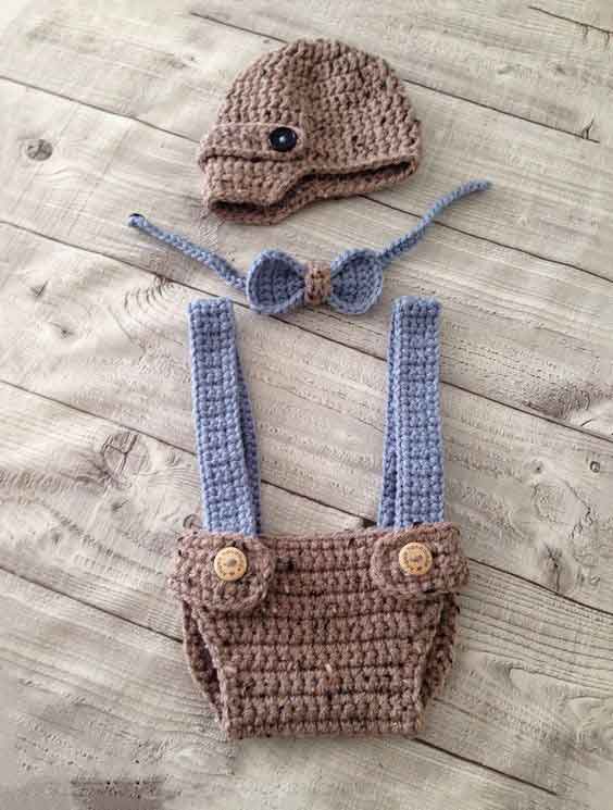 مدل لباس سرهمی زمستانی نوزاد