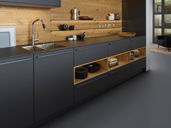 رنگ سیاه در طراحی آشپزخانه مدرن