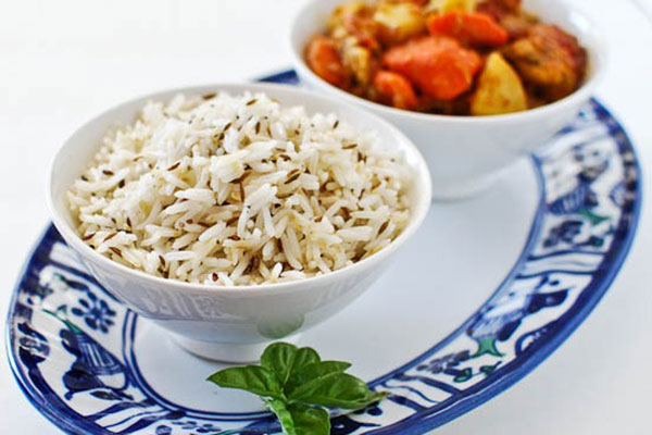 برنج و زیره برای لاغری شکم