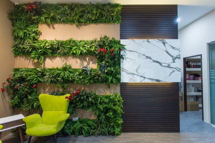مدل دیوار سبز، گیاهان عمودی با یک دنیا طرح و نقش!