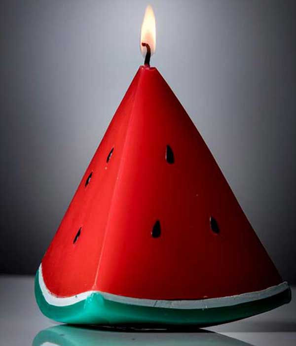 شمع‌سازی برای کاردستی شب یلدا و ساخت هندوانه