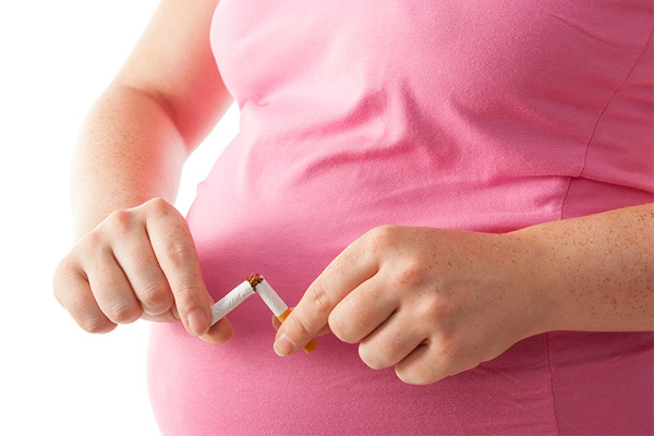 تاثیر دود سیگار بر جنین، تخریب ریه های جنین پیش از تولد