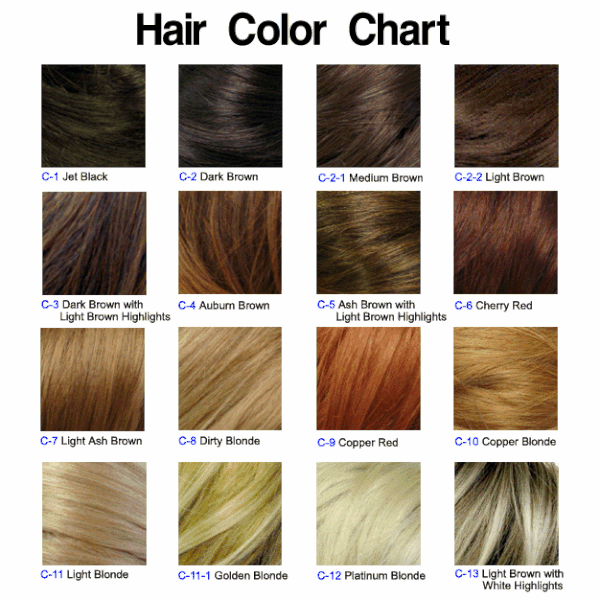آشنایی با جدول رنگ مو برای انتخاب صحیح رنگ مو