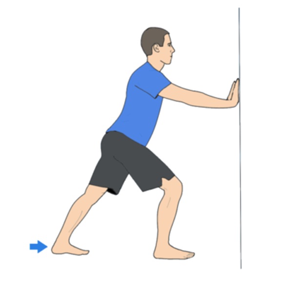 حرکات اصلاحی کف پای صاف: کشش ساق پا