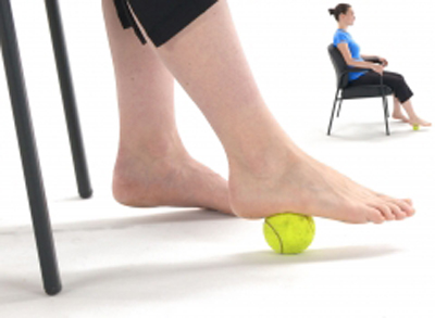 حرکات اصلاحی کف پای صاف: رها سازی عضله نوار پیوندی کف پا