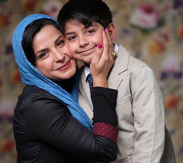 سیما تیرانداز همسر سابق ناصر هاشمی به همراه فرزندش