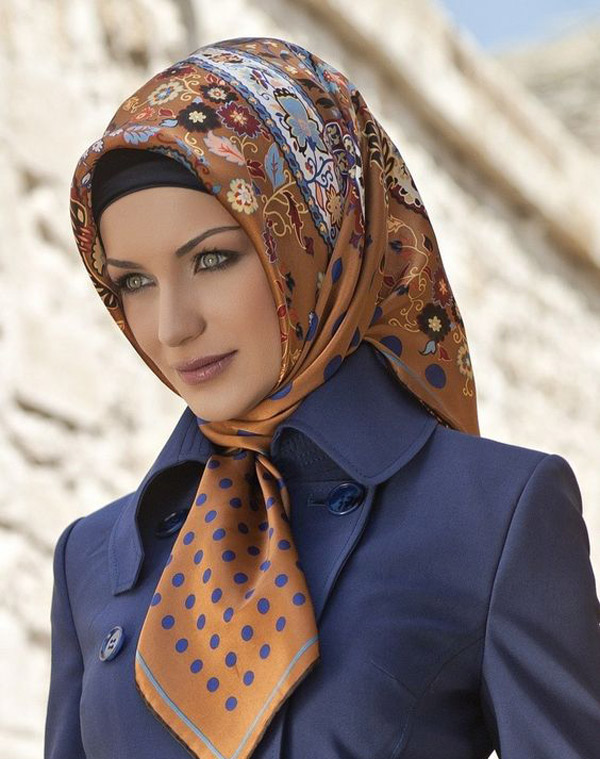 مدل روسری ترکیه ای ابریشمی