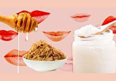 ماسک لب خانگی برای رفع تیرگی، خشکی و چین چروک دور لب