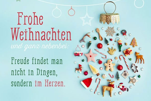 ۱۰ پیام تبریک کریسمس به آلمانی به صورت عکس نوشته