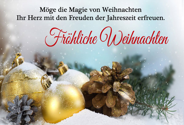 پیام تبریک کریسمس به آلمانی با عکس و متن