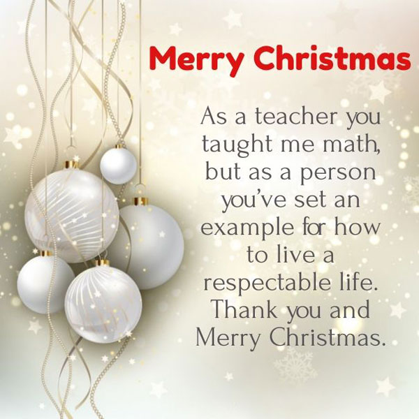پیام تبریک کریسمس انگلیسی به استاد