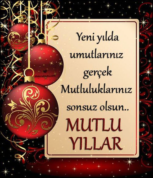 پیام تبریک کریسمس به زبان ترکی استانبولی در قالب عکس نوشته