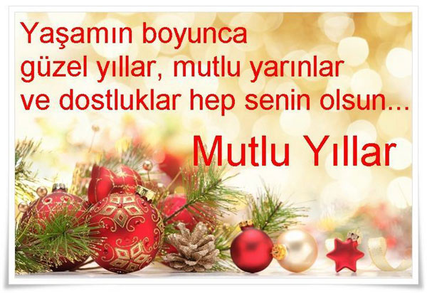 متن تبریک کریسمس به زبان ترکی استانبولی در قالب عکس و نوشته