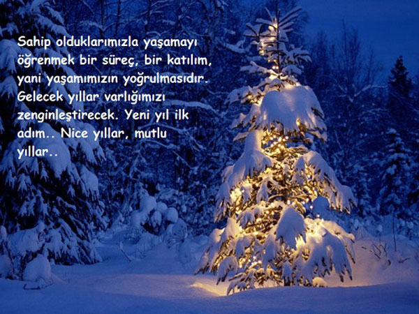 تبریک کریسمس به زبان ترکی استانبولی با ترجمه به صورت عکس نوشته