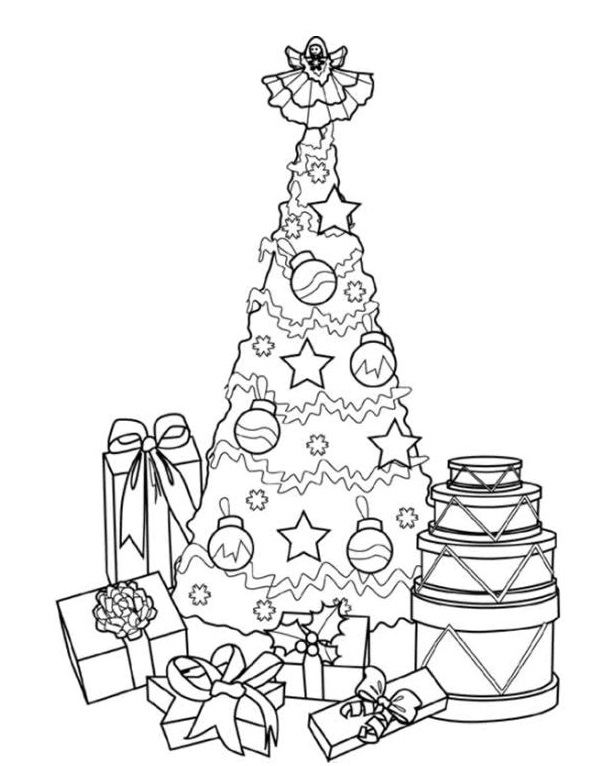 نقاشی کریسمس آسان