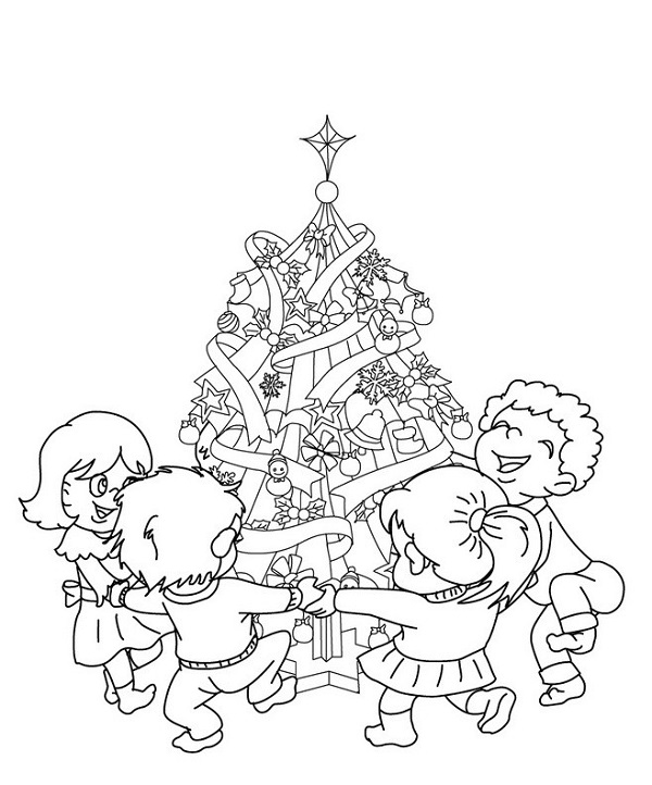 نقاشی کریسمس آسان