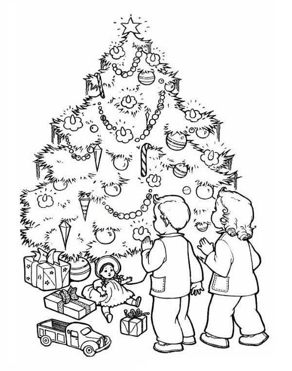 نقاشی کریسمس آسان