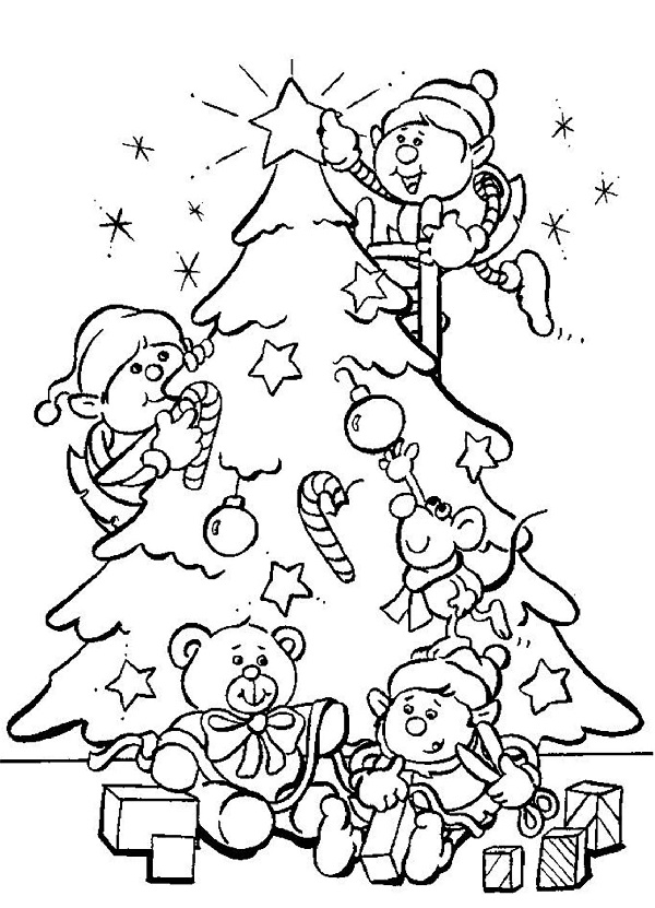 نقاشی کریسمس آسان