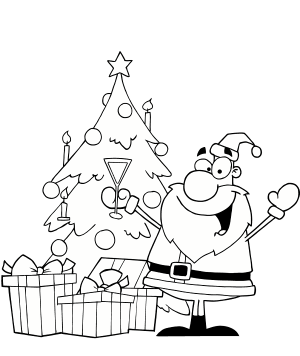 نقاشی کریسمس آسان