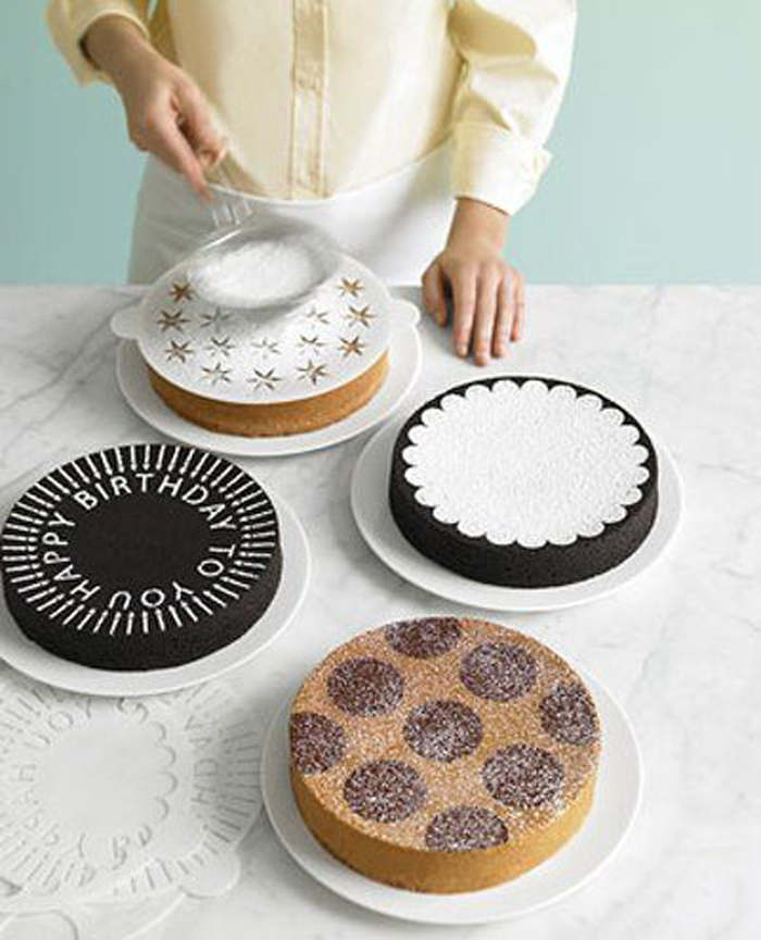 15 مدل تزیین کیک با پودر قند و شکر