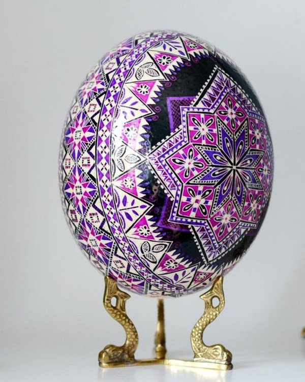 تزئینات زیبای تخم شترمرغ ایده ای جالب برای سفره هفت سین