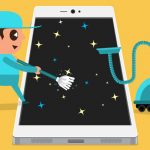 تمیز کردن قاب گوشی