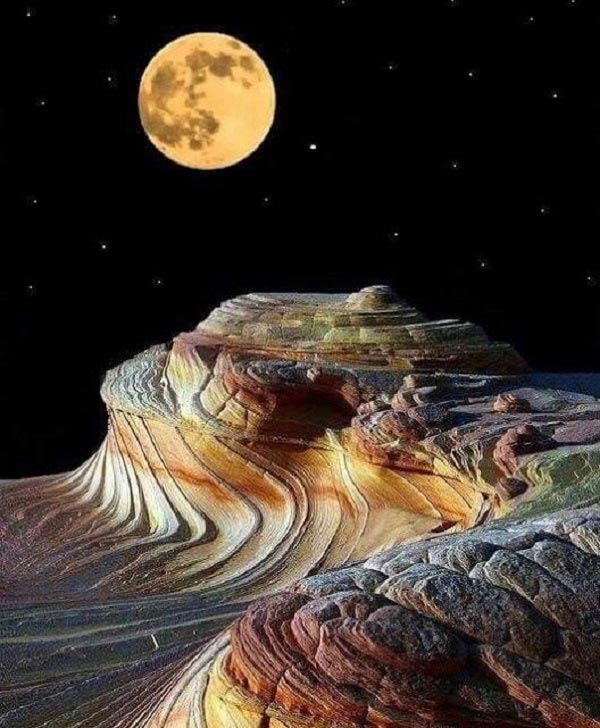 عکس فانتزی ماه و ستاره