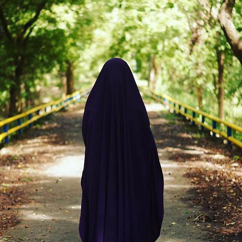 عکس نوشته های زیبا در مورد چادر